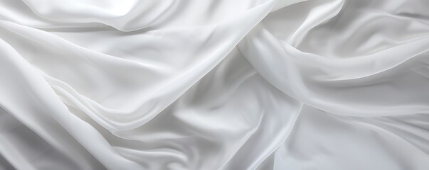 Obraz premium Fabric Background, White Fabric Texture