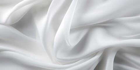 Fototapeta premium Cloth Background, White Fabric Texture