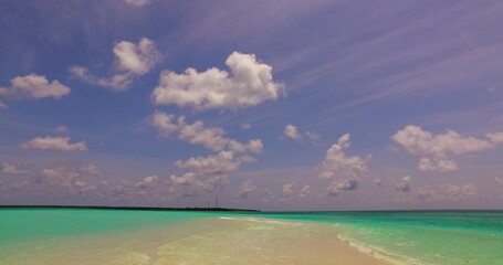 Mesmerizing view of a beautiful seascape under a cloudy sky
