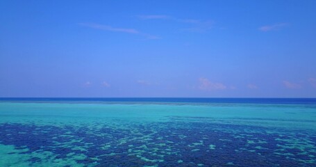 Beautiful seascape in Maldives