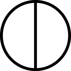 Segmented circle icons isolated on a transparent background. Various number of sectors divide the circle on equal parts. Black thin outline graphics, circle sector for visualization of infographic.