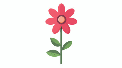 Flower icon. Vector illustration Flat vector isolated