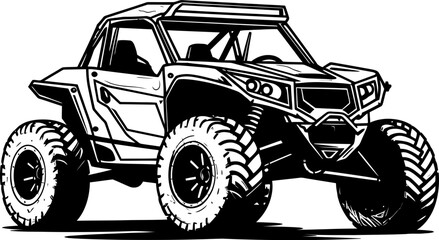Adventure Cruiser UTV Vector Design Trail Conqueror Off Road Vehicle Symbol