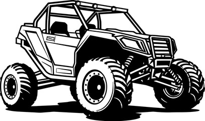 Off Road Odyssey Sport Vehicle Emblem Adventure Seeker UTV Vector Logo