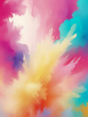 Abstract background with splashes of paint, splashes, dynamics, daub. Pastel colors