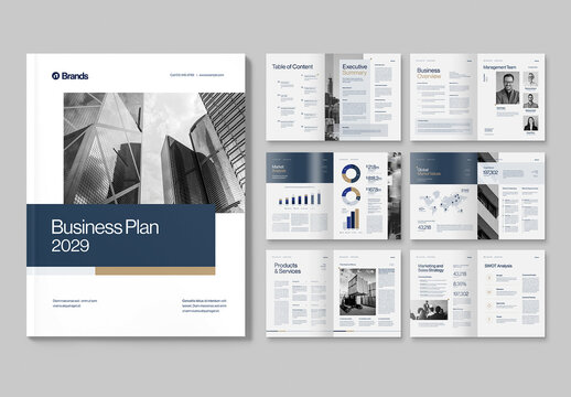 Business Plan Brochure Layout