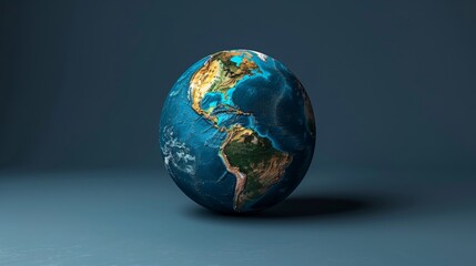 Fototapeta premium Globe Icons: A photo of a globe icon used in a social media profile picture