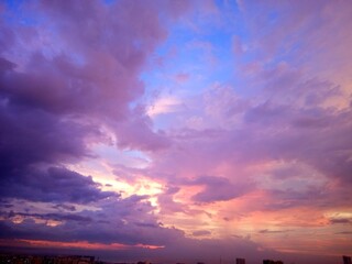 Beautiful Art in the Sky by Sun