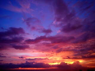 Beautiful Art in the Sky by Sun