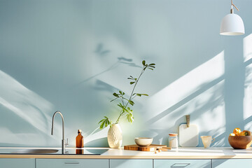 kitchen, with sunlight