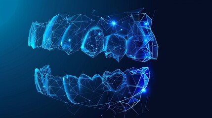 A blue and pink toothbrush with a purple and pink toothpaste. The toothbrush is made of a 3D model and has a very modern and futuristic look