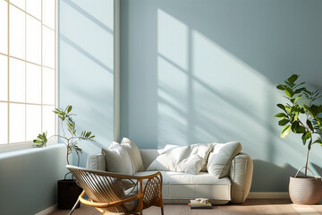 living room , sunlight