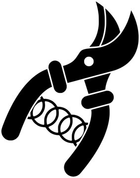 recommend clip art: garden illustration gardening silhouette plant logo harvest icon nature outline pruner agriculture green secateurs growing work black flower spring shape shovel tool grow for vector graphic background