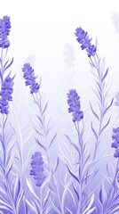 Lavenderprint background vector illustration with grid in the style of white color, flat design, high resolution photography