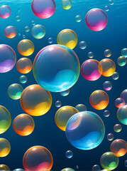 Bubbles. Generate AI.