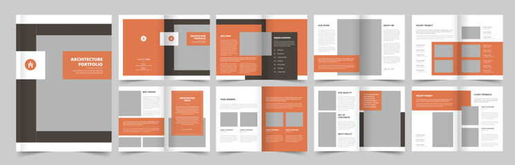 Architecture and Interior Portfolio Design, Architecture Portfolio Design, Portfolio Template