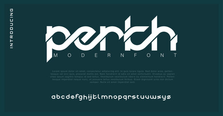  Creative Design vector Font of twisted Ribbon for Title, Header, Lettering, Logo. - obrazy, fototapety, plakaty