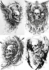 Angel of death tattoo idea