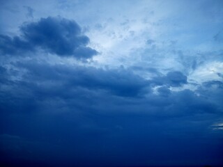 Blue Clouds in the Sky