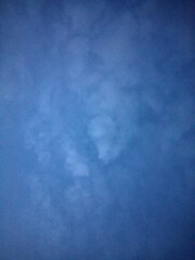 Blue Clouds in the Sky