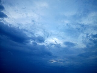 Blue Clouds in the Sky