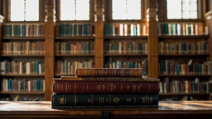 books in library