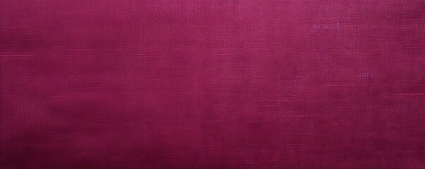 Maroon canvas texture background, top view. Simple and clean wallpaper with copy space area for text or design