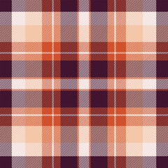 Background seamless fabric of pattern vector plaid with a check texture textile tartan.