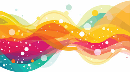 Abstract colourful background flat vector isolated