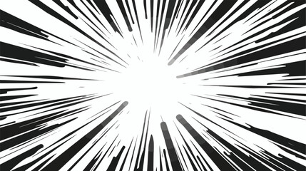 Abstract comic book flash explosion radial lines