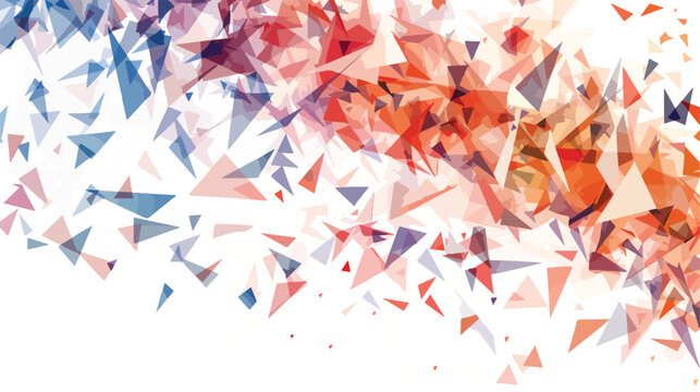 Abstract background of triangles. Vector illustration