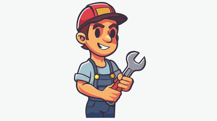 A handyman mechanic plumber or other construction 