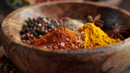 spices in a bowl , generative ai