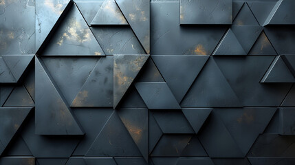 Polished Semi Gloss Wall background with tiles,
Abstract low poly background HD 8K wallpaper Stock Photographic Image
