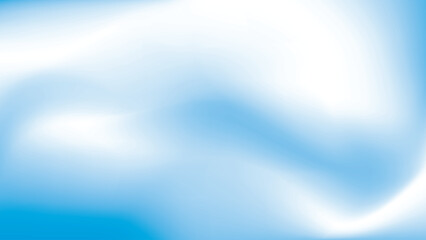 Abstract white and blue color gradient background. Vector illustration.
