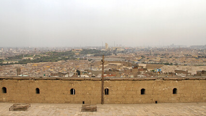 Panoramic View of City of Death Graveyard in East Cairo Egypt