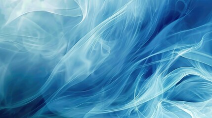 Fototapeta premium Abstract Blue Wavy Background Texture