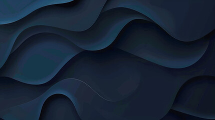 Obraz premium Abstract Blue Wavy Background for Creative Design