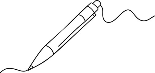 illustration of a pen and pencil