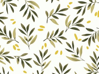Oliveprint background vector illustration with grid in the style of white color, flat design, high resolution photography