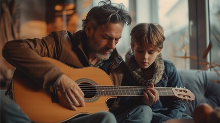 person playing guitar