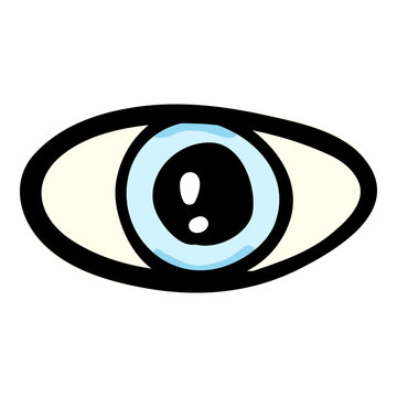 Human Eye Doodle Icon