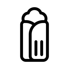 shawarma line icon