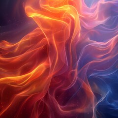 Fototapeta premium Flowing Hair: Portrait of a Woman