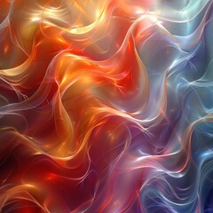 Obraz premium Colorful Abstract Background With Wavy Lines