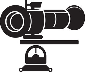 Whimsical Cinema Camera Vector Illustration with Whimsical Characters