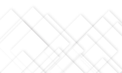 Vector abstract geometric square white graphic design banner pattern background.
White and grey monochrome vector background. Design for brochure, website, flyer, wallpaper, certificate, presentation.