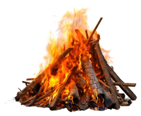 PNG Bonfire destruction fireplace firewood