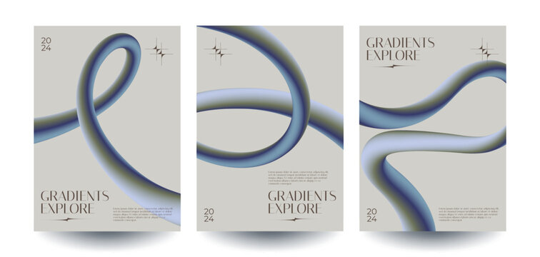 Trendy annual report templates. Futuristic design posters. Eps10 vector.