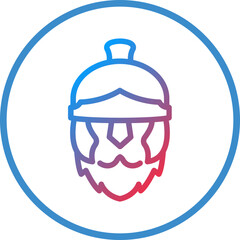 Vector Design Viking Icon Style